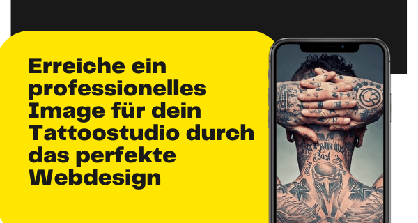 Erreiche ein professionelles Image für dein Tattoostudio durch das perfekte Webdesign