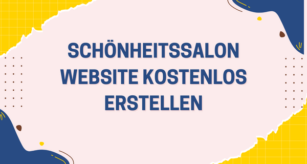 Schönheitssalon Website kostenlos erstellen